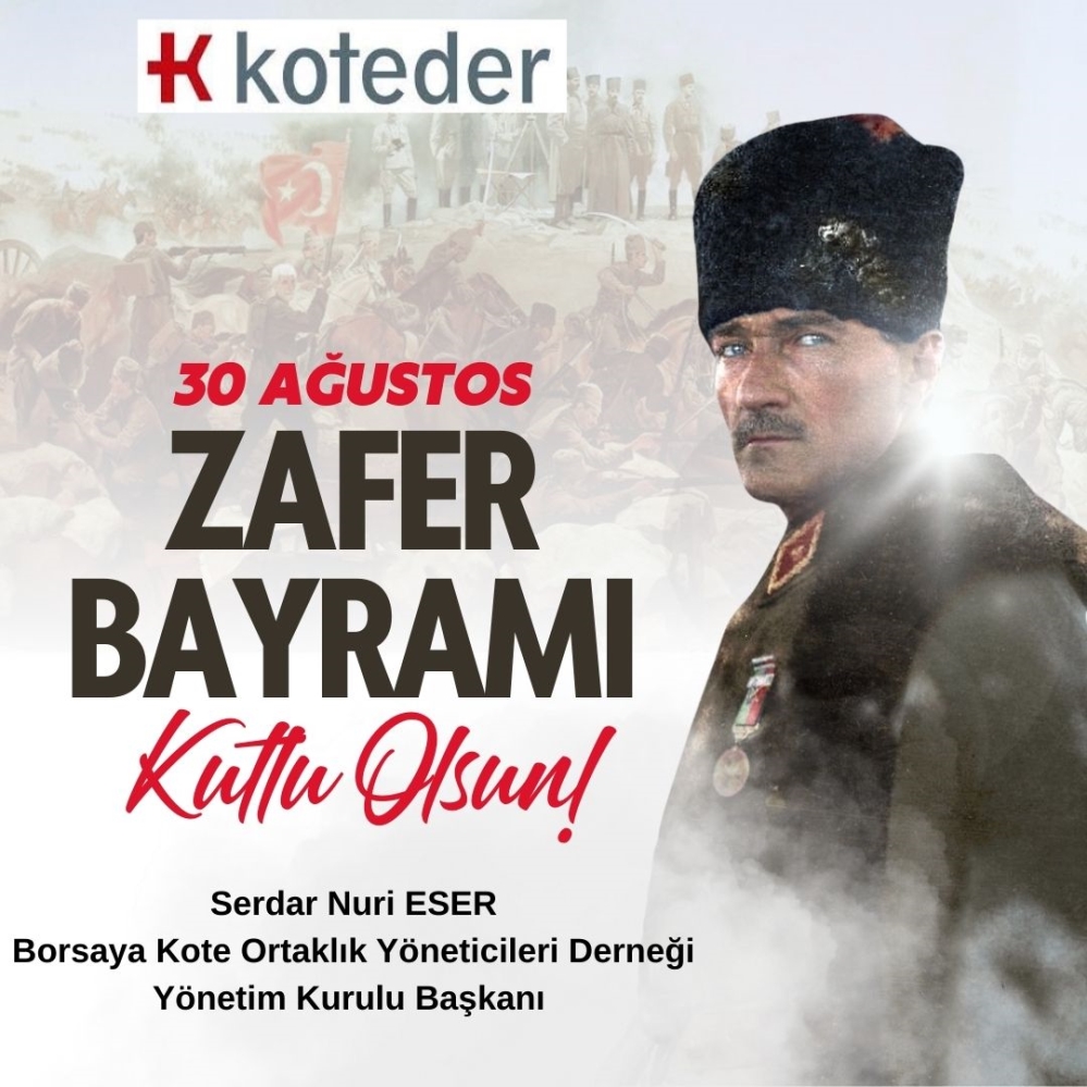 30 AĞUSTOS ZAFER BAYRAMIMIZ KUTLU OLSUN